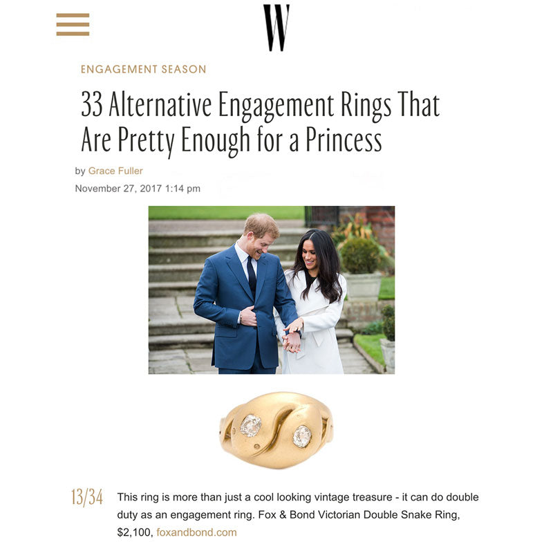 WMagazine.com: 33 Alternative Engagement Rings That Are Pretty Enough For A Princess