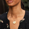 Victorian Diamond, Sapphire, and 14K Gold Horseshoe Locket