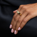 Jose Hess Diamond and 18k Gold Sculptural Ring