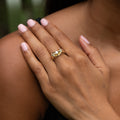 Jose Hess Diamond and 18k Gold Sculptural Ring