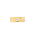 Jose Hess Diamond and 18k Gold Sculptural Ring
