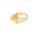 Jose Hess Diamond and 18k Gold Sculptural Ring