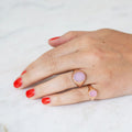 The F&B Petite Turquoise Signet Ring