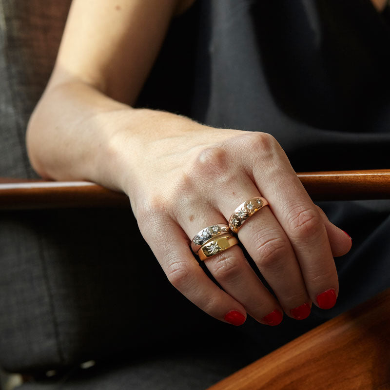 The F&B Diamond Starburst Ring