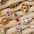 French Ruby and Sapphire Toi et Moi 18k Gold Ring