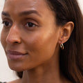 Italian 14k Gold Hoop Earrings