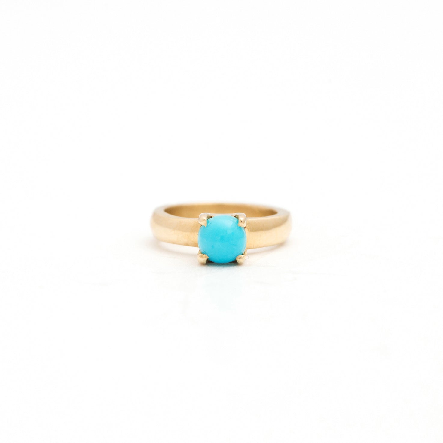 The F&B Yellow Gold Birthstone Mini Ring Necklace