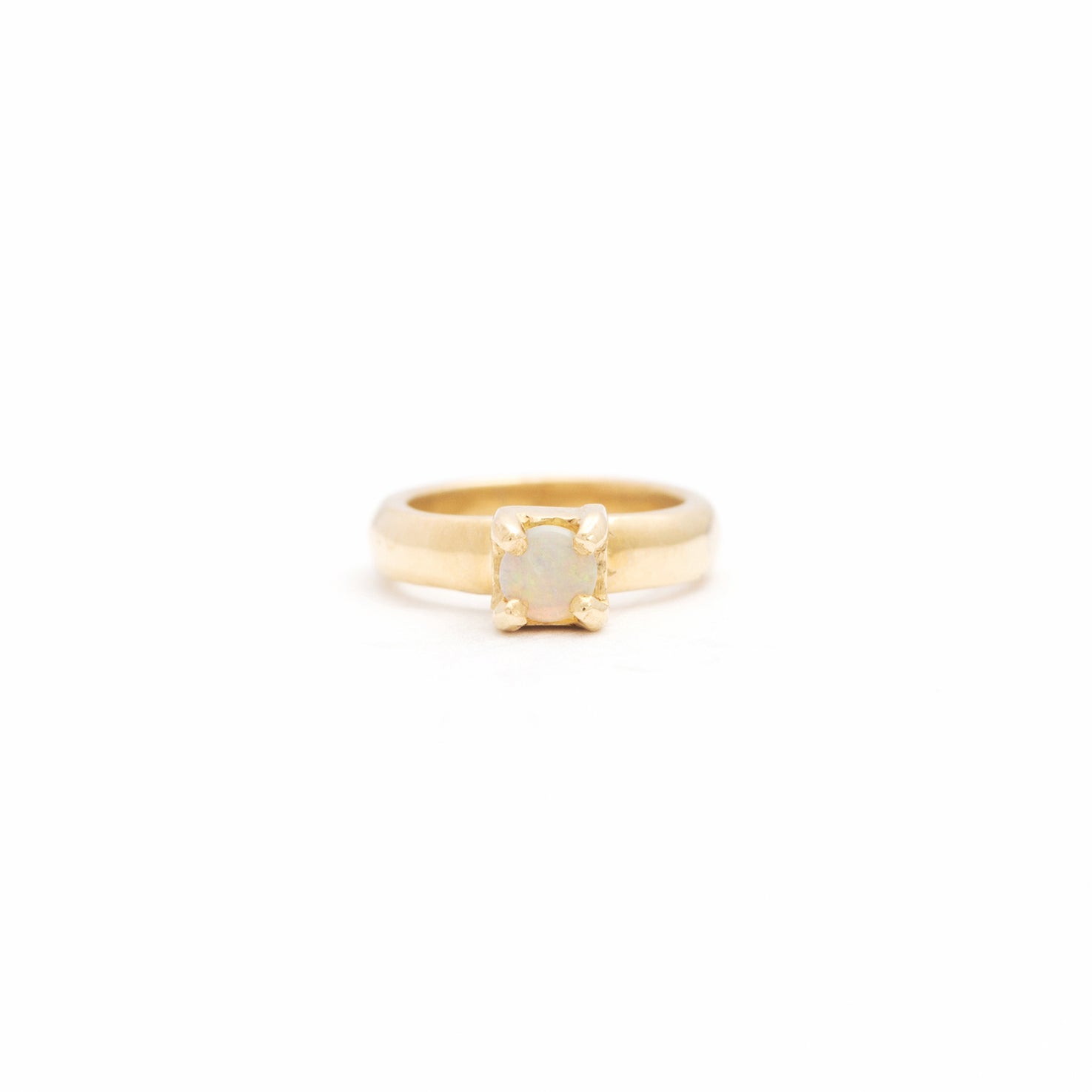 The F&B Yellow Gold Birthstone Mini Ring Necklace