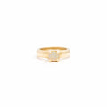 The F&B Yellow Gold Birthstone Mini Ring Necklace