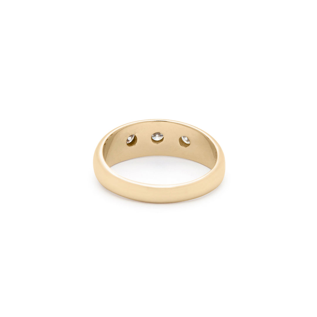 The F&B Diamond 3-Starburst Ring