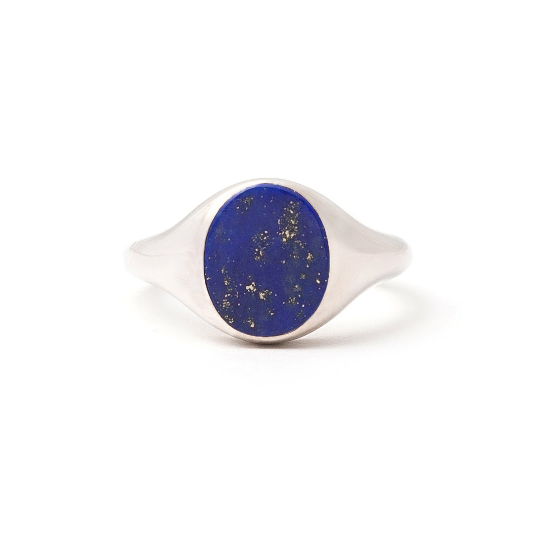 The F&B Petite Stone Signet Ring