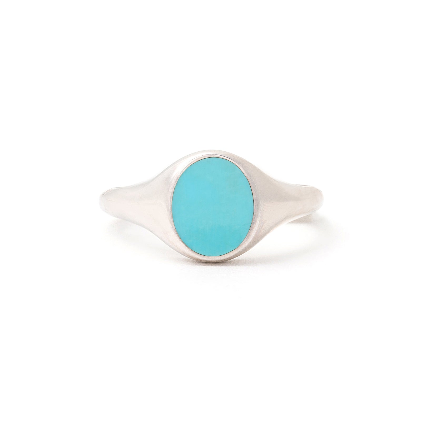 The F&B Petite Stone Signet Ring