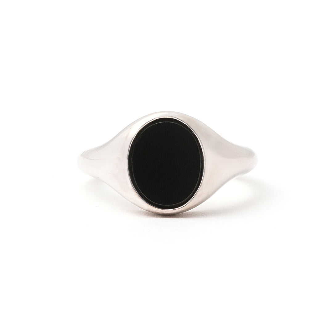 The F&B Petite Stone Signet Ring