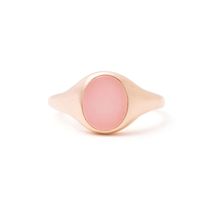 The F&B Petite Stone Signet Ring