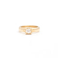 The F&B Yellow Gold Birthstone Mini Ring Necklace