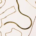 Herringbone 14k Gold Chain Necklace