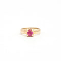 The F&B Yellow Gold Birthstone Mini Ring Necklace