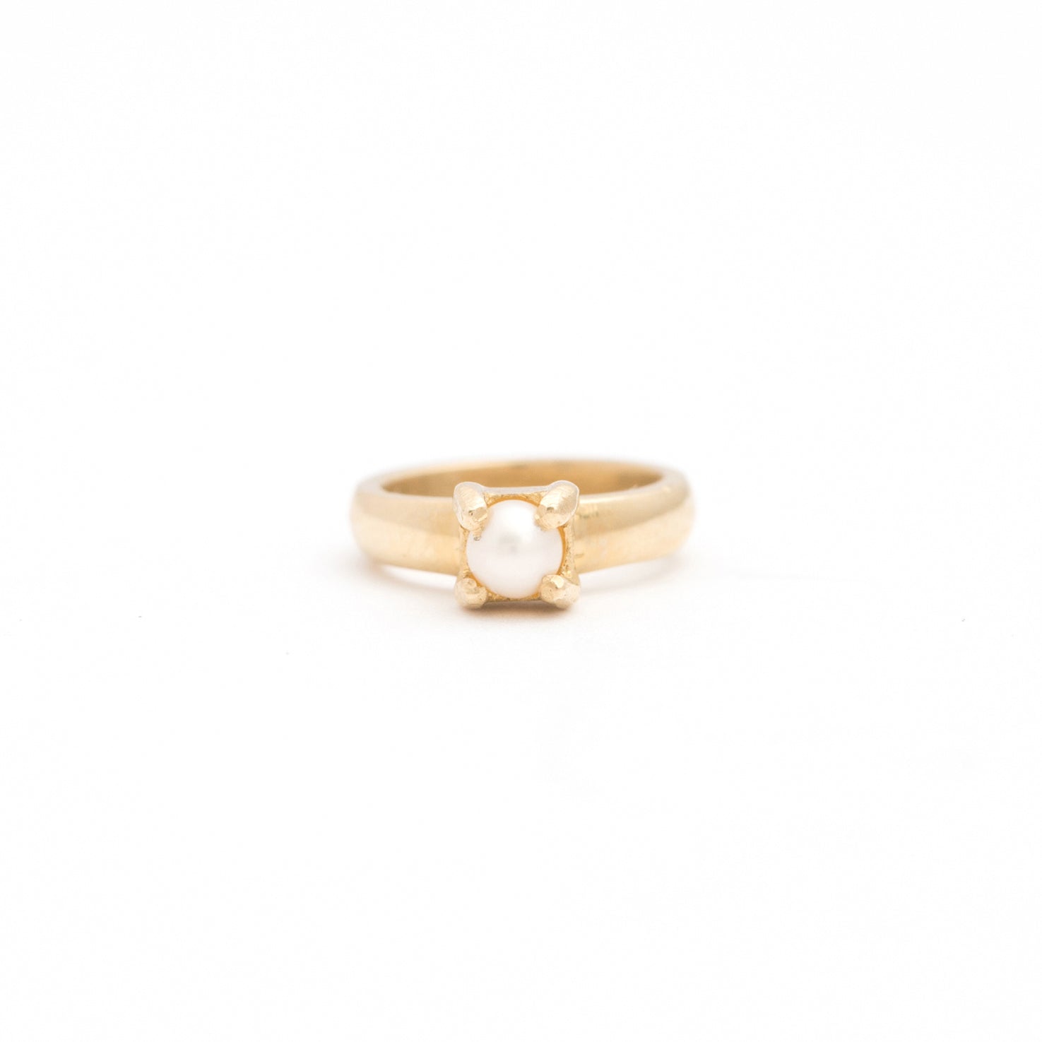 The F&B Yellow Gold Birthstone Mini Ring Necklace