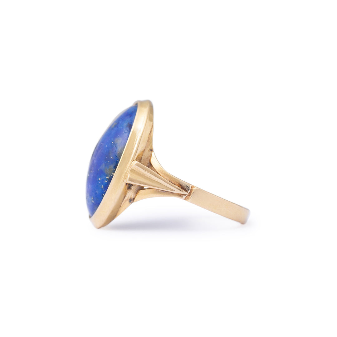 Lapis Lazuli and 18k Gold Ring