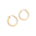 Italian 14k Gold Hoop Earrings