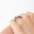 Art Deco 1.50 Carat Diamond and Sapphire Platinum Ring
