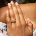 Victorian Diamond Cluster and 14k Gold Ring