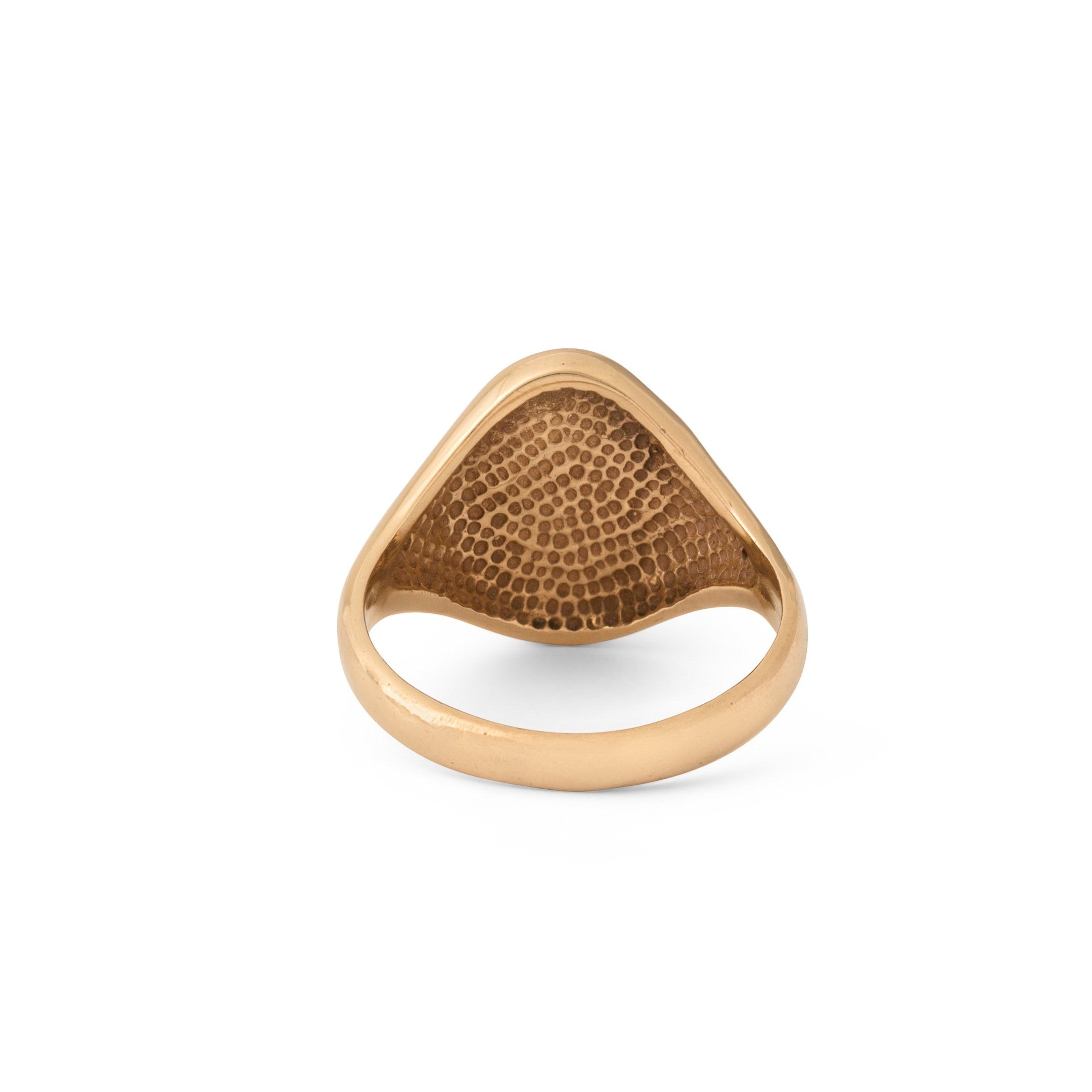 Blue Turquoise and 14k Gold Ring
