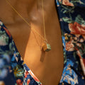 Single Dice 14k Gold Charm
