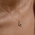 English Double Fish 9K Gold Pisces Zodiac Charm