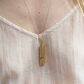 Italian Large Whistle 14k Gold Pendant