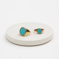 The F&B Petite Stone Signet Ring