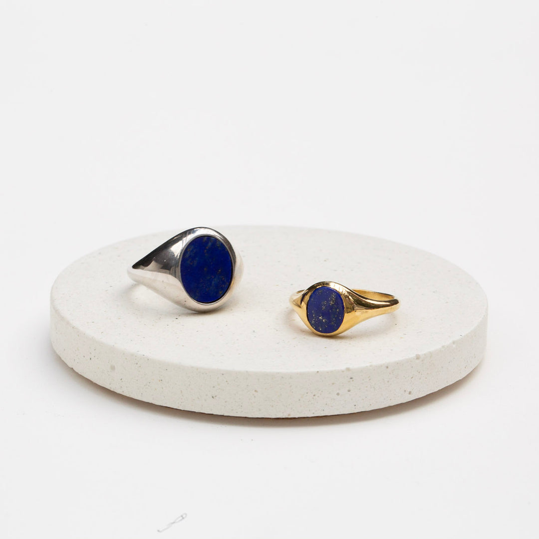 The F&B Petite Stone Signet Ring