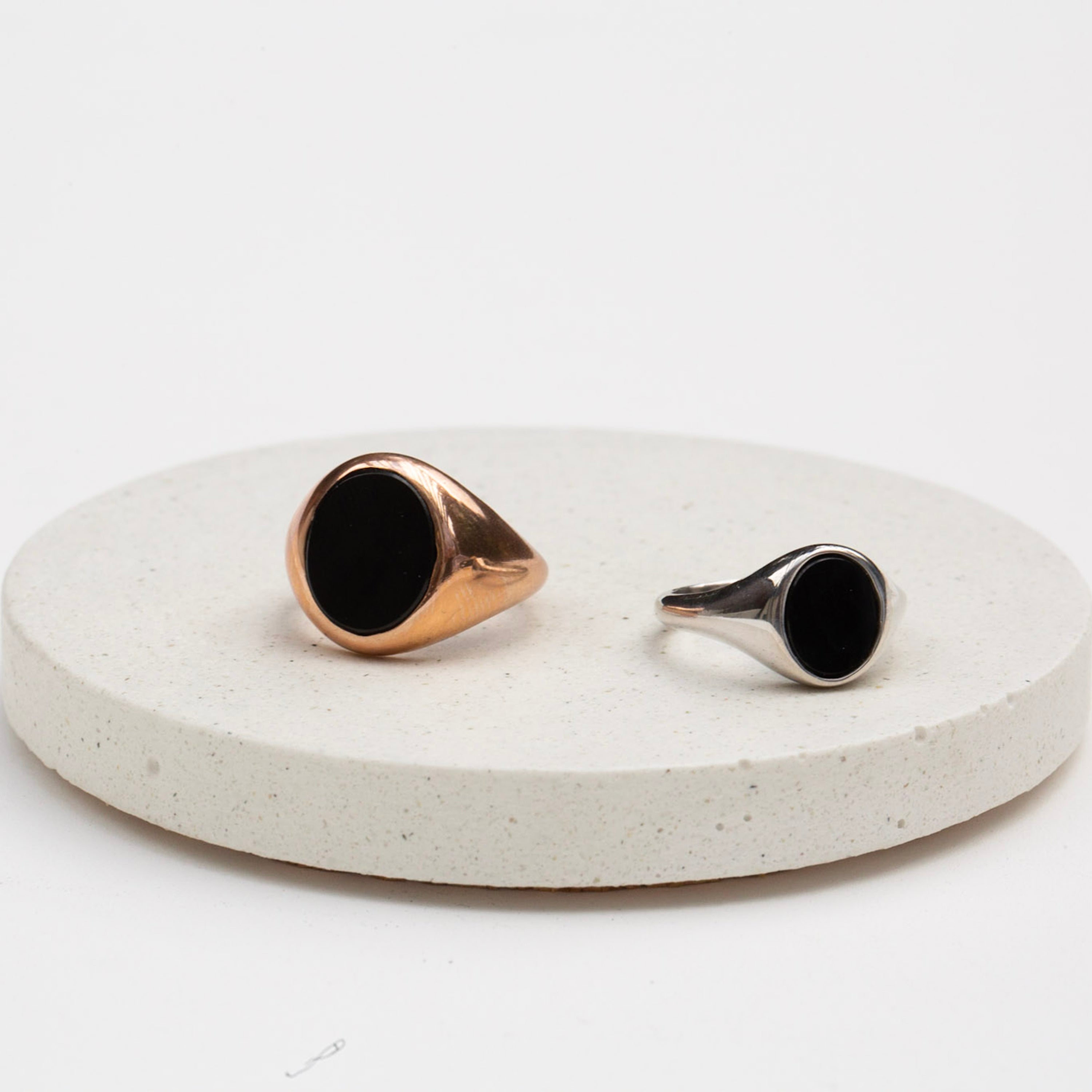 The F&B Petite Stone Signet Ring