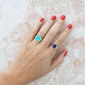 The F&B Petite Stone Signet Ring