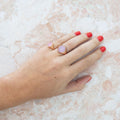 The F&B Petite Stone Signet Ring