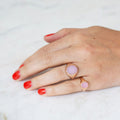 The F&B Petite Stone Signet Ring