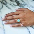 The F&B Petite Stone Signet Ring