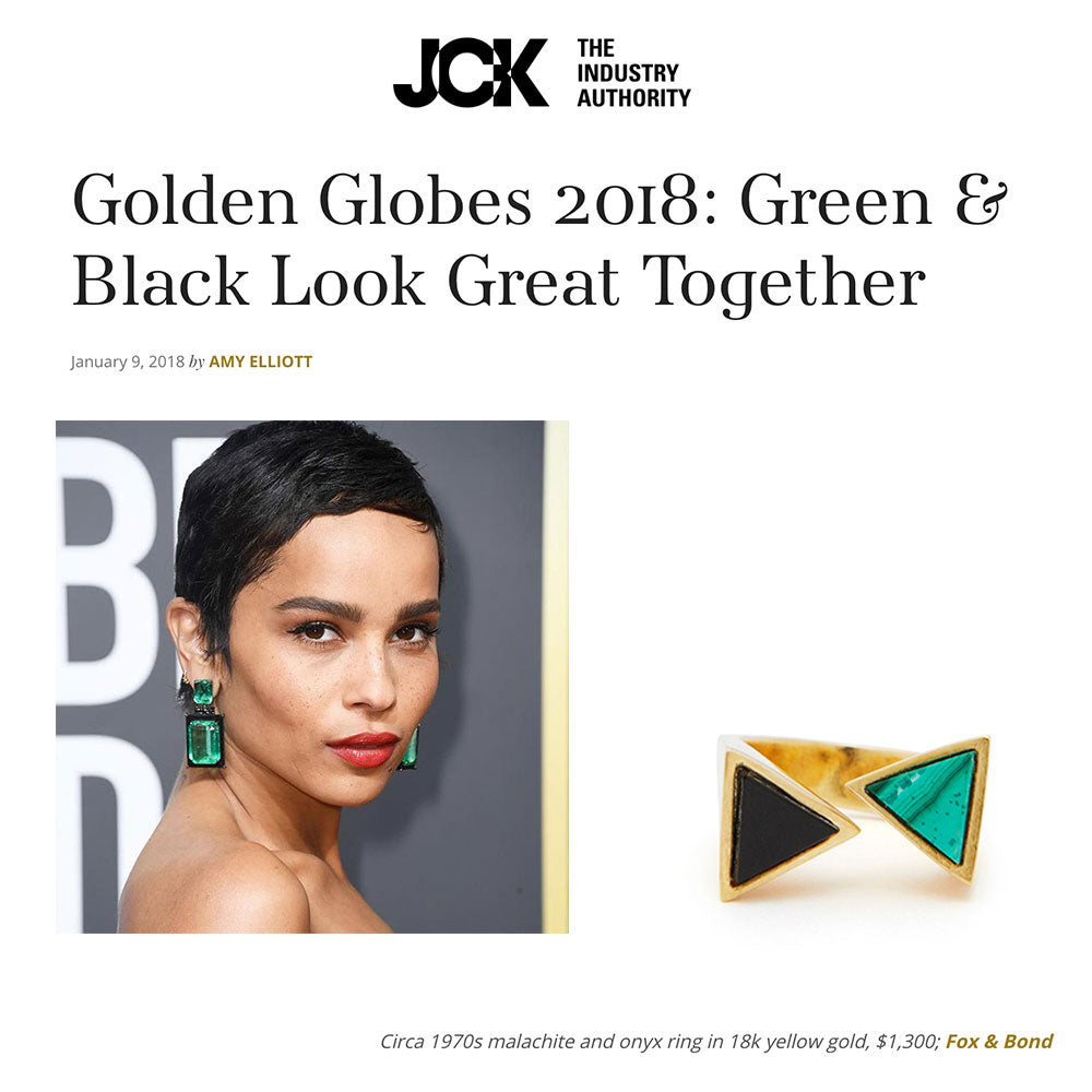 JCK.com: Golden Globes 2018