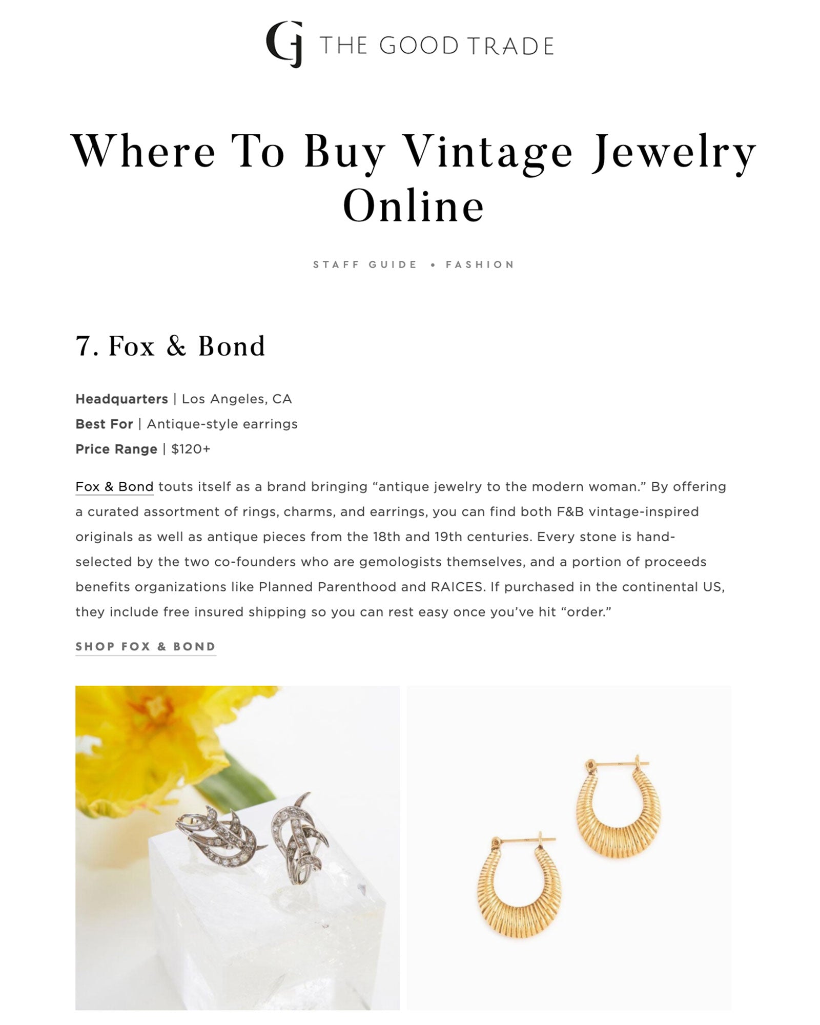 The Good Trade: Where To Buy Vintage Jewelry Online