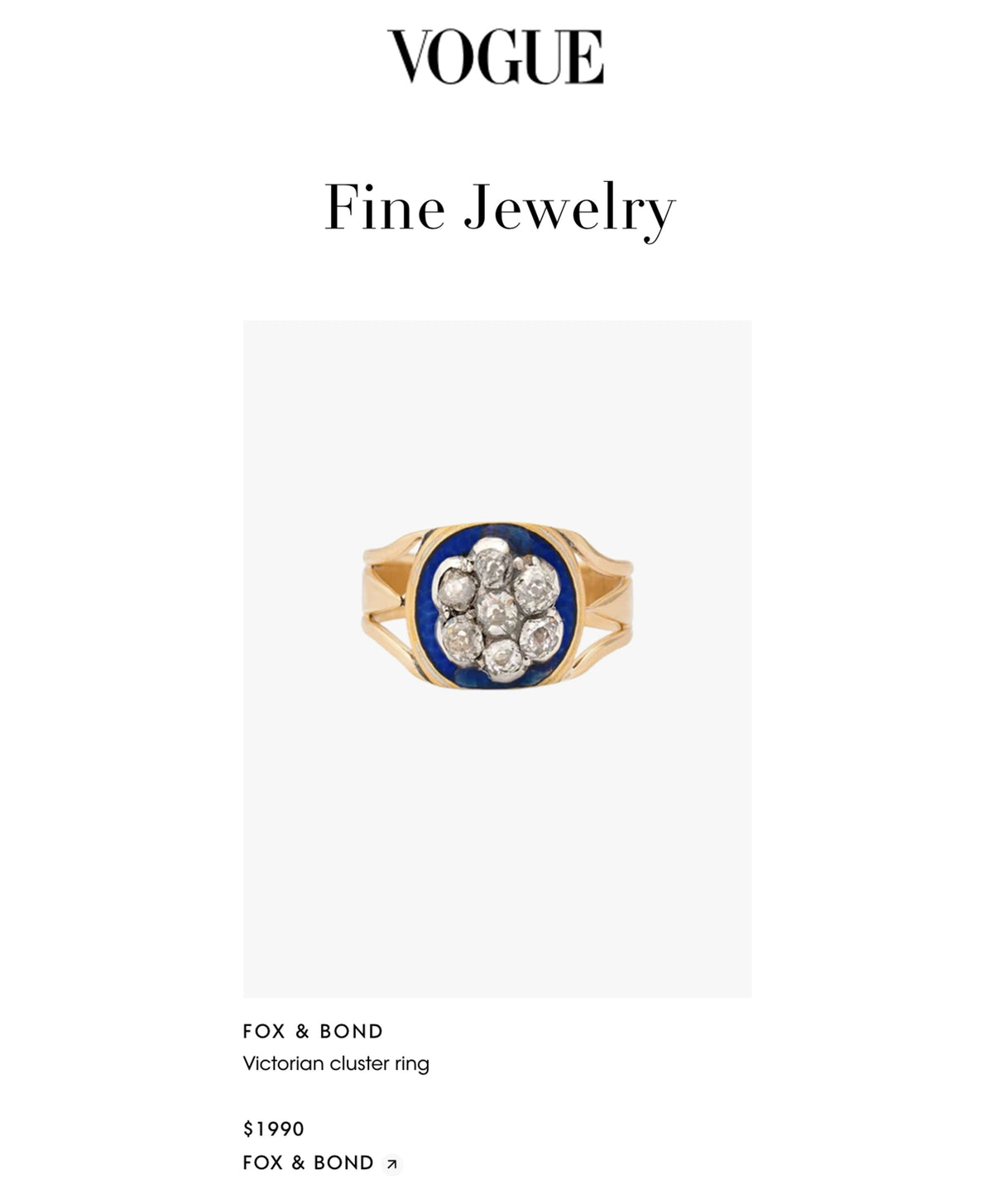 VOGUE: Fine Jewelry