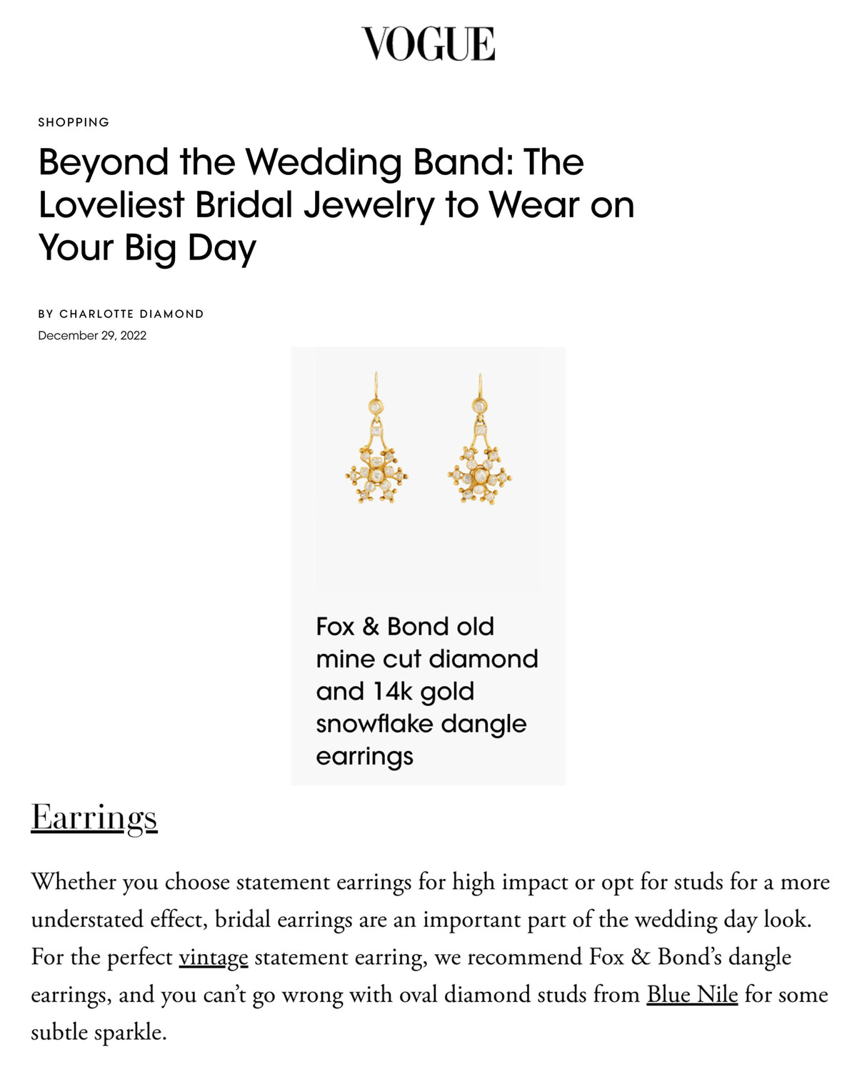 VOGUE: Beyond the Wedding Band
