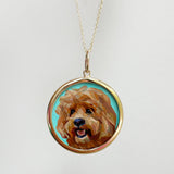The F&B Custom Hand-Painted Pet Portrait Necklace