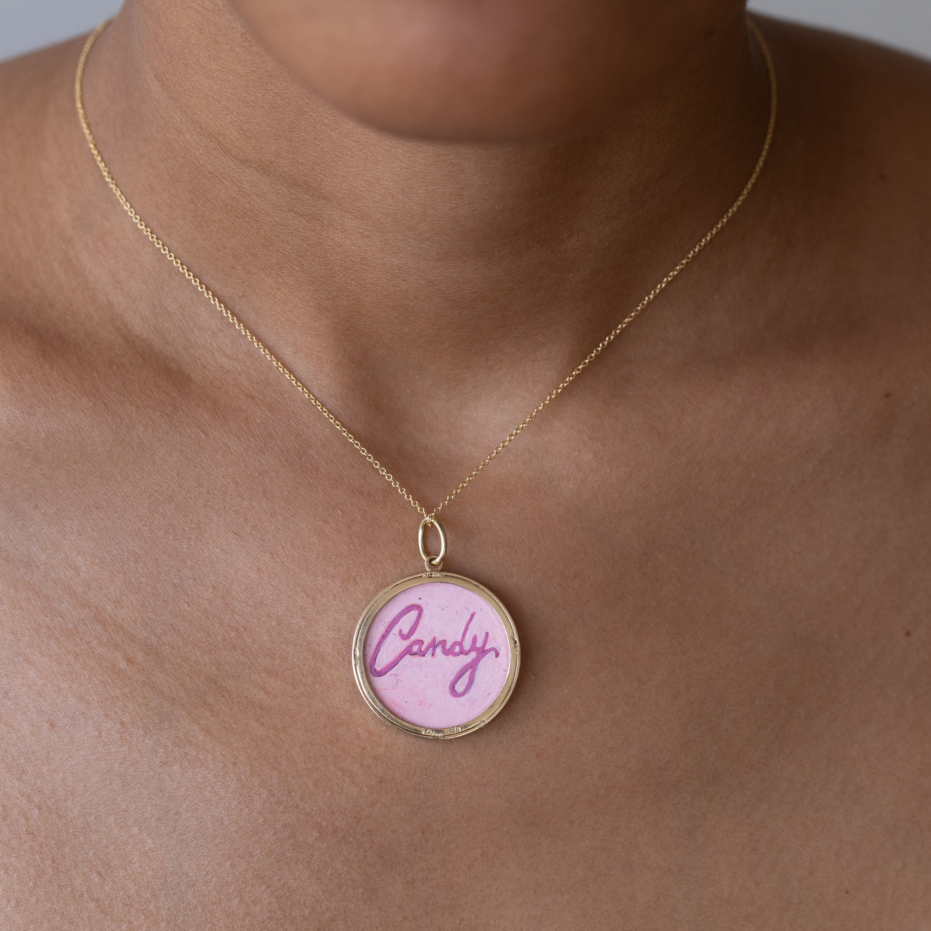 The F&B Custom Hand-Painted Pet Portrait Necklace