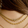 Cuban Link 18K Gold and Diamond Chain Necklace