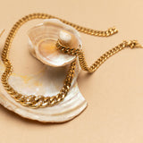 Cuban Link 18K Gold and Diamond Chain Necklace