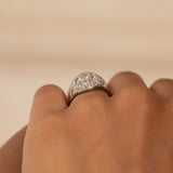 Edwardian Old Cut Diamond and Platinum Ring