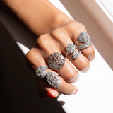 Edwardian Old Cut Diamond and Platinum Ring
