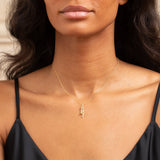 Fingers Crossed 14k Gold Hand Charm