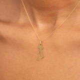 Map of Italy 18K Gold Charm