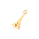French Eiffel Tower 18k Gold Charm